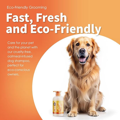Arf Arf Dog Shampoo Itch Relief, Allay Itch & Irritation Oatmeal Formula, Soothes Dryness and Itching, Long-Lasting Moisture and Natural Fragrance, Suitable for All Breeds and Ages - 16oz