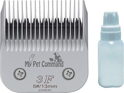 My Pet Command MPC15DS Replacement Blades/Guides with Lube Oil for Cordless Pet Clipper