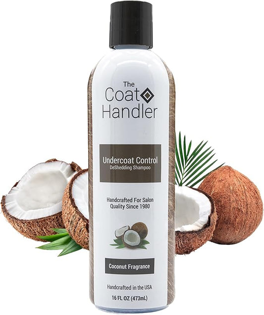 Undercoat Control deShedding Dog Shampoo, 16 oz - Combats and Reduces Shedding, Undercoat Removal, Omega 3 & 6 Rich, Vitamin E Strengthens The Hair Follicle