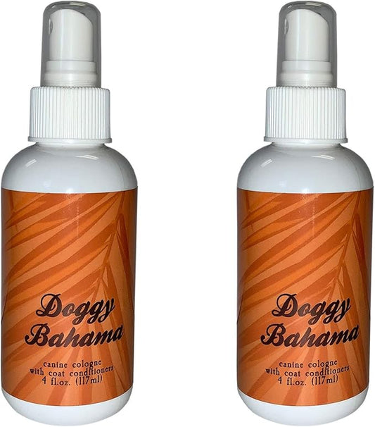 Designer Pet Colognes, Pet Fragrances for the Best Smellers. (2) 4oz Bottles (Doggy Bahama/Boy)