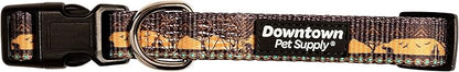 Downtown Pet Supply - Best, Cute & Fancy Dog Collar - Lightweight Adjustable Dog Collar with Quick Buckle & D-Ring - Hand Wash Safe - Sahara - S - Small Dog Collar