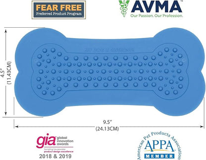 Lick Lick Pad Dog Accessories | Pet Shower Attachment | Dog Peanut Butter Lick Pad | Dog Bathing Station | Dog Bathing Supplies | Veterinarian Used | Suction to Wall | Large