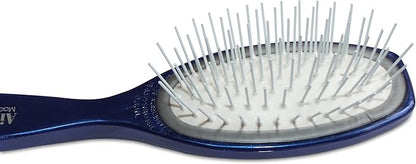 Mars Professional Pin Dog Grooming Brush, Plastic Handle and Rubber Cushion, 7.25" Length