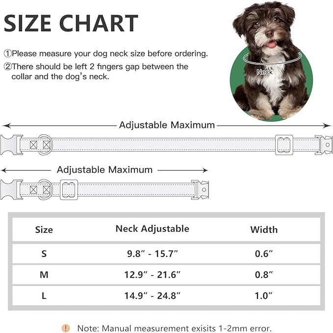 Dog Collar,Metal Buckle Pet Collar Suede Dog Collar Soft&Comfy Adjustable Pet Gift Collars with Bow for Small Medium Large Dogs (Medium, Gray&Yellow)