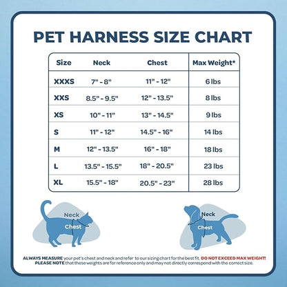 Voyager Step-in Air Dog Harness - All Weather Mesh, Reflective, No Pull Harness for Small, Medium Dogs, Cats - Secure with Hook & Loop Fastener, Buckle, Double D-Rings - Blue/Black Trim, S
