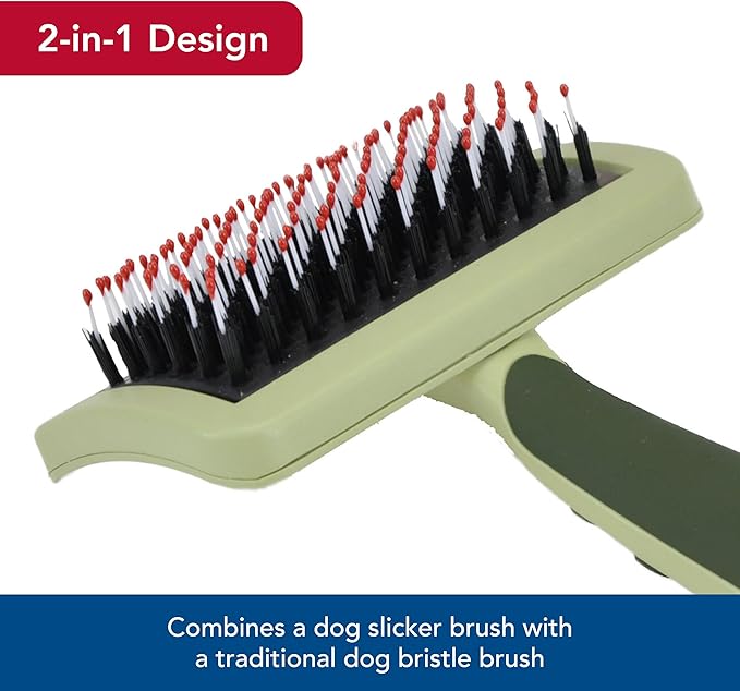 Coastal Pet Safari Comfort Grip Curry Brush for Dogs - Dog Bath and Shampoo Brush and Massager for Indoor & Outdoor Dogs with Short Hair - One Size