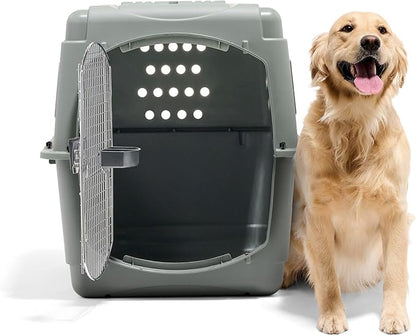 Petmate Sky Kennel - For Air and Travel, Airline Approved Dog Crate for Pets up 70-90 lbs, Heavy Duty Dog Kennel, Made in the USA- 40 Inches