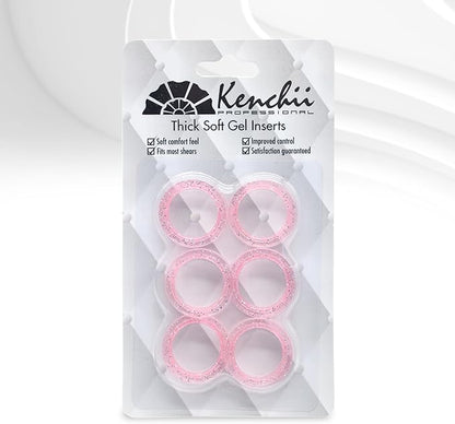 Kenchii Extra Soft Premium Shear Finger Ring Inserts - Thick, Quality Comfort. Elevate Your Grooming Experience with Precision and Style in Multiple Colors