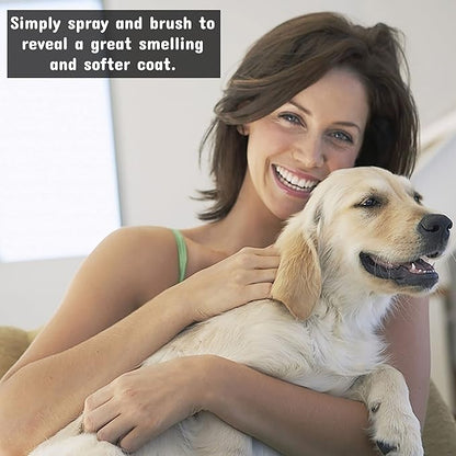 PET SILK Cologne - Pet Odor Eliminator - Dog Perfume & Deodorizer In Between Bath Wash - Clean and Fresh Smelling Fur - Conditioning & Deodorizing Qualities (Baby Girl, 11.6 oz)
