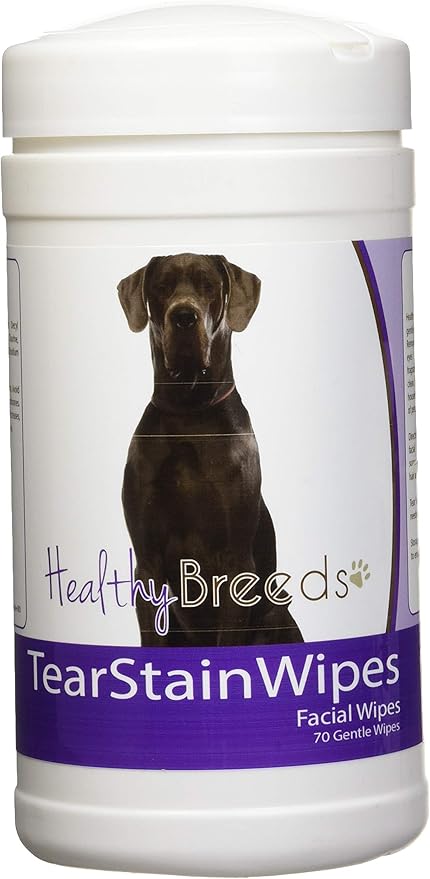 Healthy Breeds Great Dane Tear Stain Wipes 70 Count