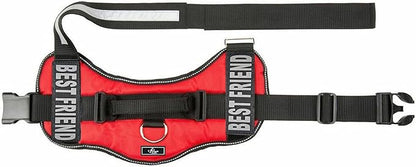 Doggie Stylz No Pull Dog Harness for Small, Medium, Large Dogs - Fully Adjustable - Reflective Best Friend Patches with Handle - No Choke Design - Dog Collars, Harnesses & Leashes - Pet Vest