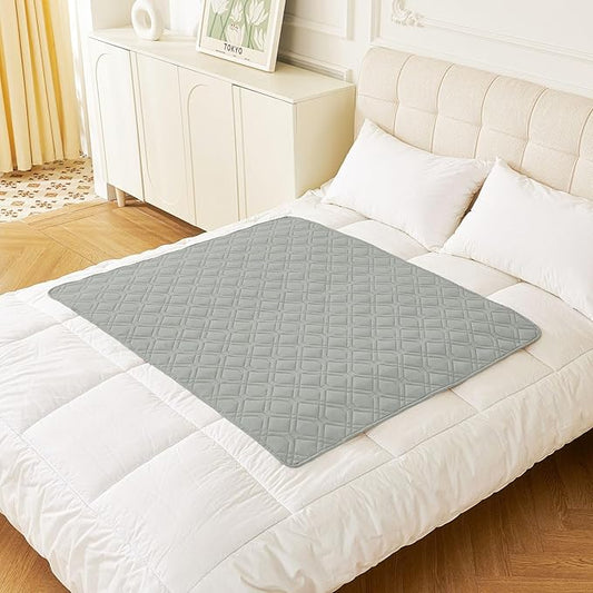 hyha Waterproof Dog Bed Blanket, Soft Dog Bed Cover Pet Blankets, Washable Couch Sofa Cover for Dogs, Reversible Pet Sofa Covers for Furniture (40x50 Inch, Grey/Light Grey)