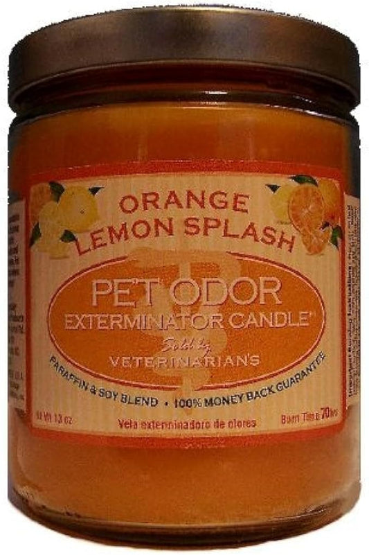 Pet Odor Exterminator Candle, Orange Lemon Splash,13 oz