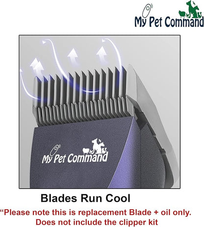 My Pet Command Replacement or Additional Blades/Guides for Cordless Pet Clipper Model Number MPC15DS
