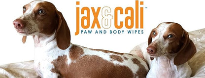 JAX & CALI All Natural Pet Toothbrush Wipes & Extra Large Paw and Body Wipes