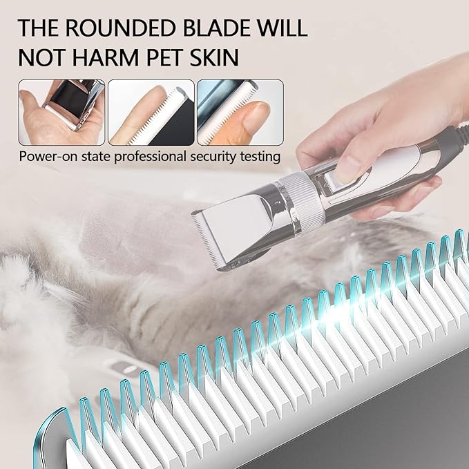 12V Professional Dog Clippers for Grooming, Electric Sheep Shears Pet Grooming Clippers for Thick Coat Heavy Duty Animal Hair Fur Trimmers Shaver
