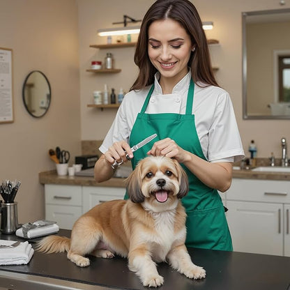 GLADOG 6.5" 9CR Thinning Shears for Dogs - Professional Dog Thinning Scissors with Luxurious Diamond Pivot Nut, Ideal Dog Grooming Scissors for Reducing Bulk, Dog Shears，Dog Scissors for Grooming