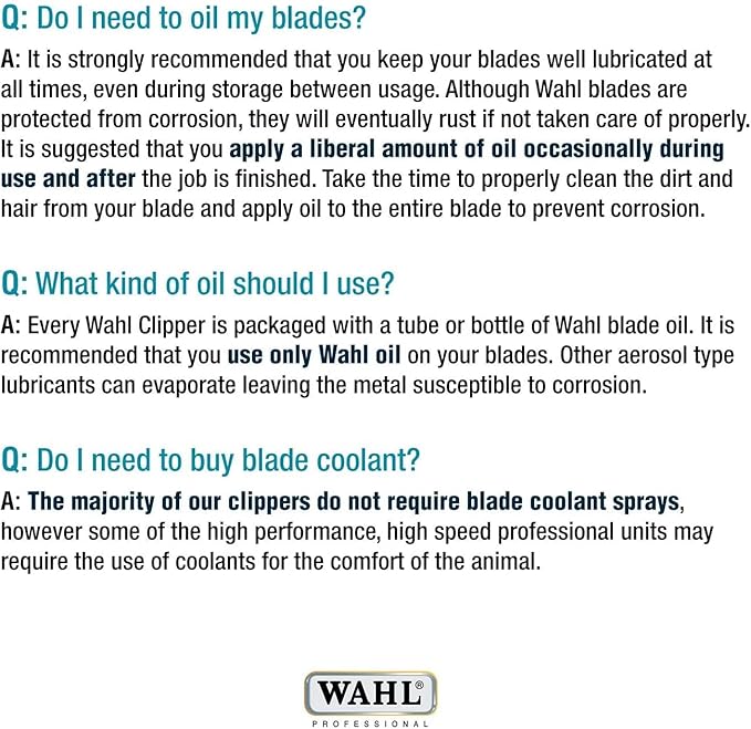 Wahl Professional Animal Competition Series Detachable Blade - 15/64-Inch Cut Length, 5F Full Coarse (2372-100)