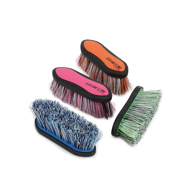 EZI-GROOM GRIP DANDY BRUSH - LARGE (Forest)