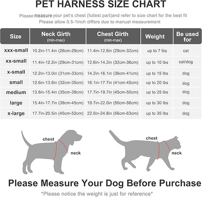 Fida Comfy Dog Harness with Leash, Soft Puppy Vest Escape Proof, Breathable Lightweight Soft Mesh, Adjustable Reflective Step-in Harness for Small Pet Walking (S, Pink)