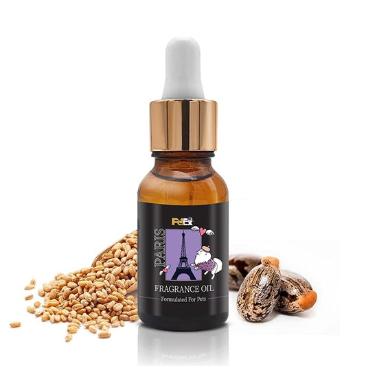 Petex Premium Pet Fragrance Oil | Ultra Premium Natural Pet Care with Dead Sea Minerals | Dog Perfume Fragrance Oil Long Lasting Scent | Natural Pet Cologne - Suitable for Dogs and Cats (Paris)