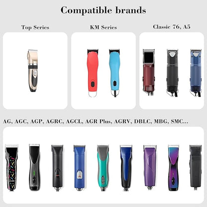 Size 10/5FC Clipper Blades Pet Grooming Clipper Replacement Blades Detachable Blade Compatible with andis/wahl/Oster Dog Clippers