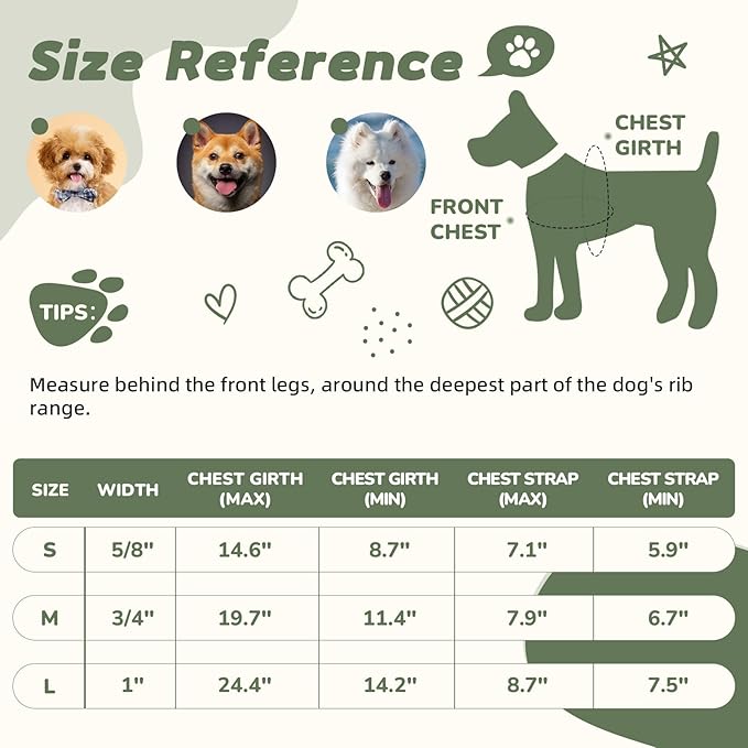 Dog Harness for Large Dogs Rayon Derived from Bamboo 90%, Polyester 10% No Pull Large Dog Harness, Step-in Adjustable Dog Harness for Large Dogs-Green