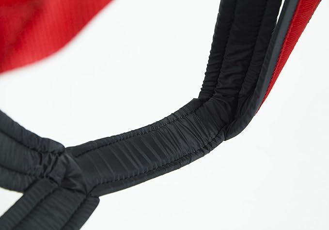 Neewa X-Back Racing Harness - XX-Large, Black | High-Performance, Reflective Gear for Slim, Long-Bodied Dogs | Suitable for Canicross, Skijoring | Neck 20in, Chest 34in, Back 27in