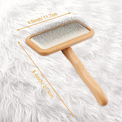 Sheepskin Wool Brush and Pet Hair Removal Carding Fur Restore Carpets Softness and Texture Let Rugs to New Looking