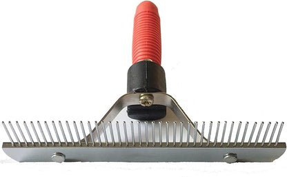 Pet Extra-Large Rake Comb Grooming Brush Deshedding Beauty Tool For Large Dogs Golden Retriever Husky German Shepherd