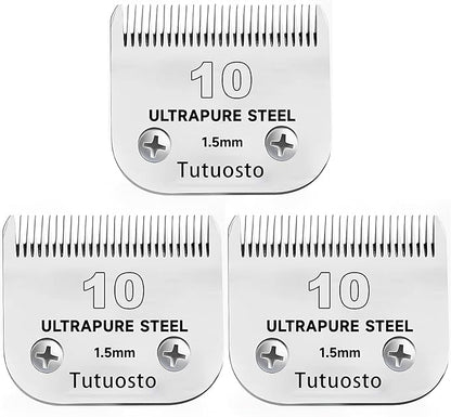 Size 10/5FC Clipper Blades Pet Grooming Clipper Replacement Blades Detachable Blade Compatible with andis/wahl/Oster Dog Clippers