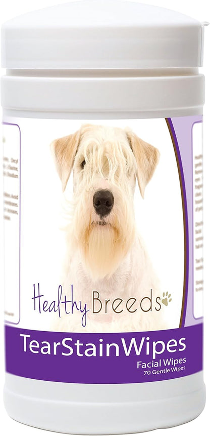 Healthy Breeds Sealyham Terrier Tear Stain Wipes 70 Count