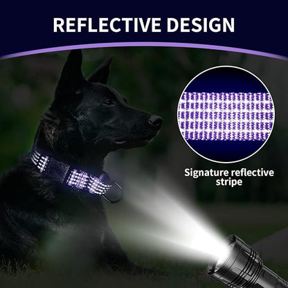 Martingale Collar for Training Dogs. Adjustable Reflective Dog Collars with Buckle- NO Pull-Prevents Slipping Out, for Medium Large XL Dogs. Helps with Strong pullers (M, Pink)