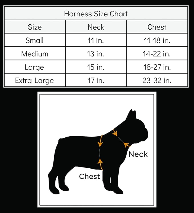 Chicago Flag Dog Harness - Comfort Soft (XLarge)