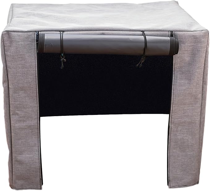 Dog Crate Cover Waterpoof Grey Pet Kennel Covers for Puppy Cat Indoor Outdoor Fit for 1 Door Wire Crate, 35.43x22.05x26.77 Inch