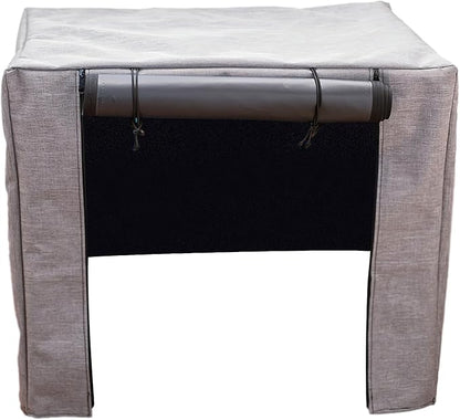 Dog Crate Cover Waterpoof Grey Pet Kennel Covers for Puppy Cat Indoor Outdoor Fit for 1 Door Wire Crate, 35.43x22.05x26.77 Inch