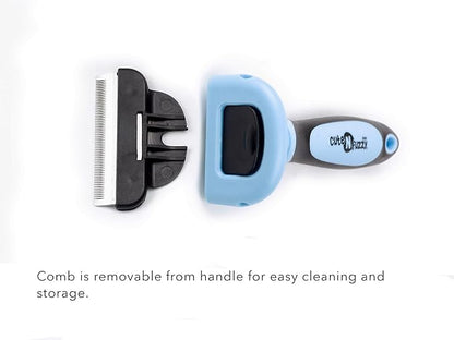 Deshedding Pet Grooming Comb, Blue, Large