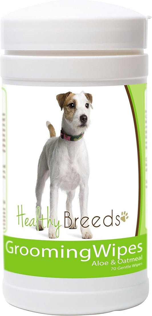Healthy Breeds Parson Russell Terrier Grooming Wipes 70 Count