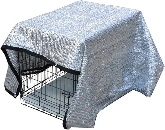 Cool Runners Aluminet 70% Heat Reflective Shade Panel/Cloth/Sail/Cover 6.5' x 6',Silver