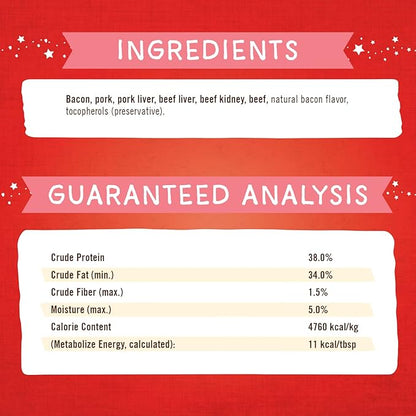 Stella & Chewy's Freeze-Dried Raw Marie's Magical Dinner Dust – Protein Rich, Grain Free Dog & Puppy Food Topper – What's Shak'n Bak'n Recipe – 7 oz Bag