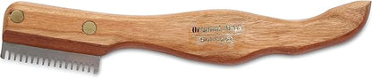 Mars Professional Dog Stripping Knife Grooming Tool with Ergonomic Handle, Specialty Double Usage, Made in Germany, Coarse