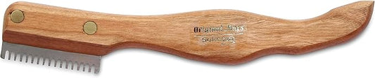 Mars Professional Dog Stripping Knife Grooming Tool with Ergonomic Handle, Specialty Double Usage, Made in Germany, Coarse