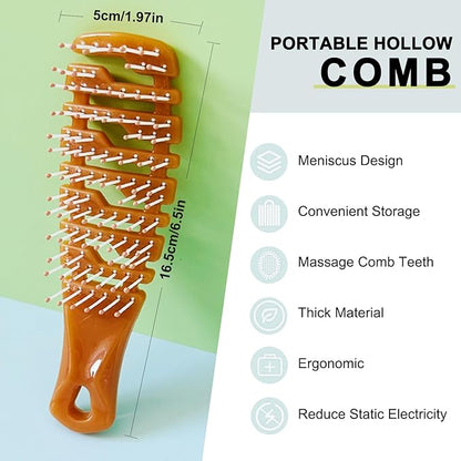 Ridge Design Puppy Brush, Soft Bristle Gentle Grooming Tool, Pet Hair Care, Suitable Small Dog : Yorkie, Maltese, Shih Tzu, Maltipoo (Brown)