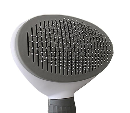 Pet Grooming Brush For Cats & Dogs Self-Cleaning Slicker Brush Hair Removal Comb Gentle De-shedding Grooming Tool