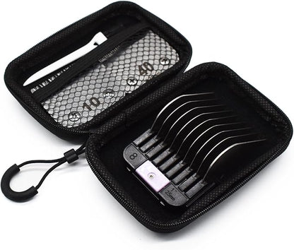 Professional A5 Style Animal Clipper Stainless Steel Color-Coded Snap-on Attachment Guard Guide Comb, 1/8"-1" Compatible with Wahl KM Series Oster A5 Andis Detachable Blade Pet Groomers (#8 - 1")