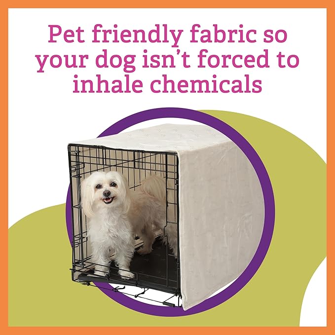 Pet Dreams Dog Crate Cover, Breathable, Dog Kennel Cover, Double Door, Dog Cage Covers for Dog Crates, Fabric Dog Crate Covers (Fits iCrates 18, 24, 30, 36, 42, 48 inches)