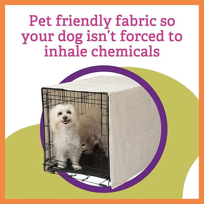 Pet Dreams Dog Crate Cover, Breathable, Dog Kennel Cover, Double Door, Dog Cage Covers for Dog Crates, Fabric Dog Crate Covers (Fits iCrates 18, 24, 30, 36, 42, 48 inches)