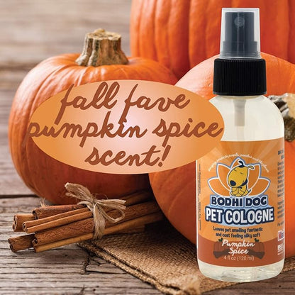 Bodhi Dog Natural Pet Cologne Bundle | 3 Holiday Scents | Holiday Cider + Pumpkin Spice + Winter Wonderland