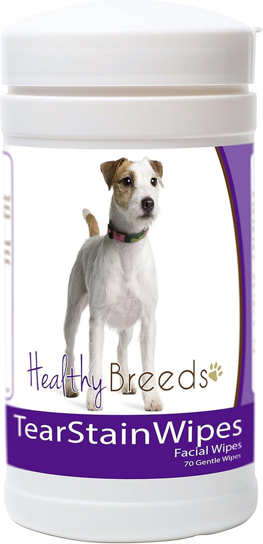 Healthy Breeds Parson Russell Terrier Tear Stain Wipes 70 Count