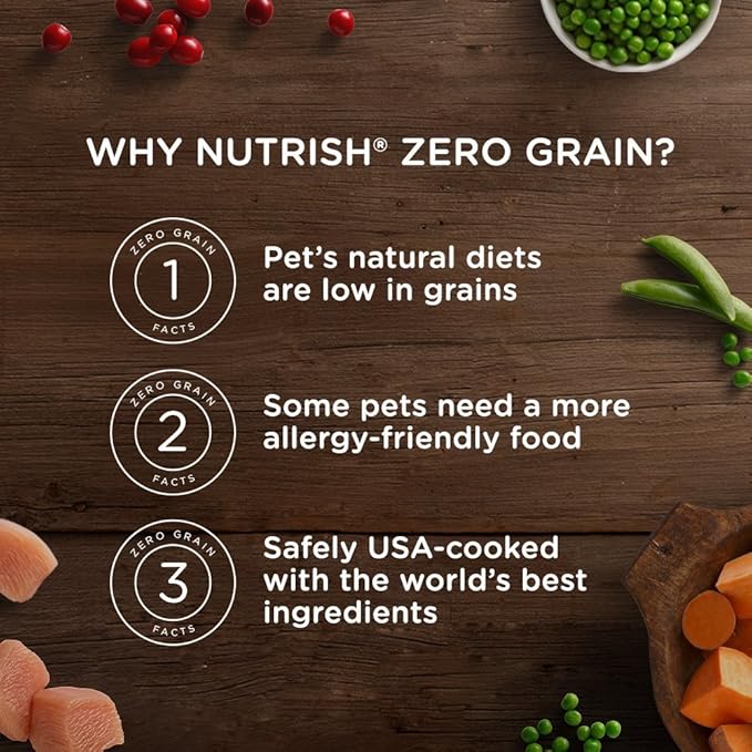 Rachael Ray Nutrish Zero Grain Natural Dry Dog Food, Turkey & Potato Recipe, 6 Pounds, Grain Free